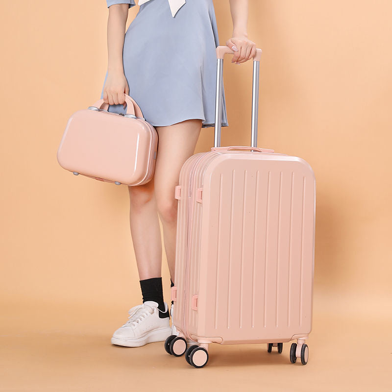 Scratch-Resistant Travel Password Trolley Suitcase