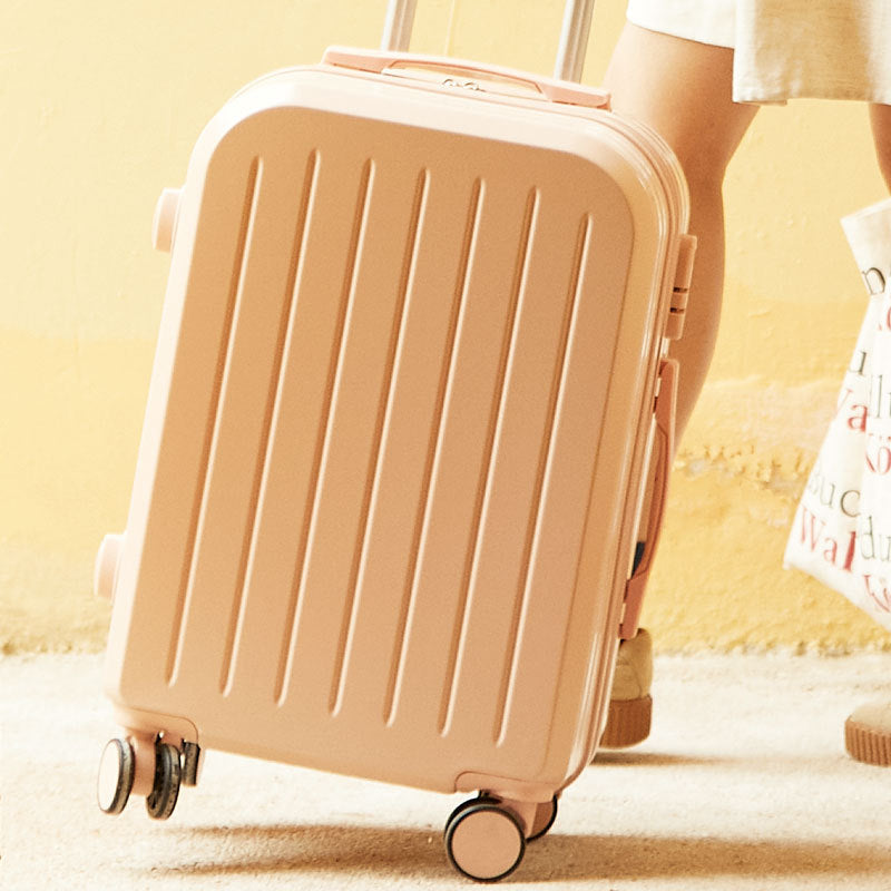 Scratch-Resistant Travel Password Trolley Suitcase