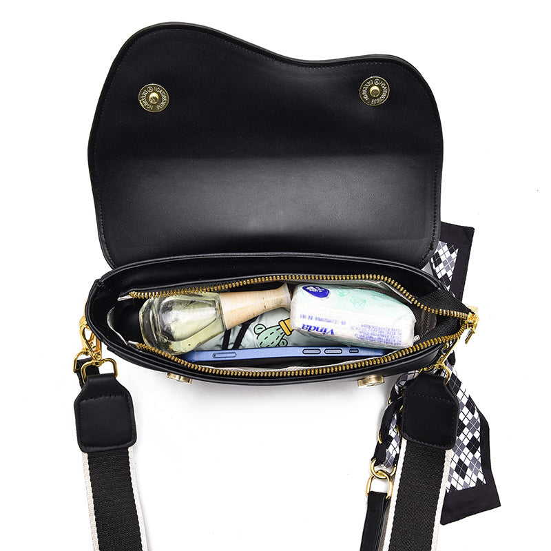 Light Luxury Saddle Crossbody Bag