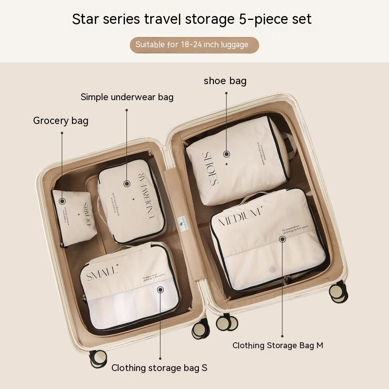 Travel Packing Cube Storage Set for Clothing & Accessories