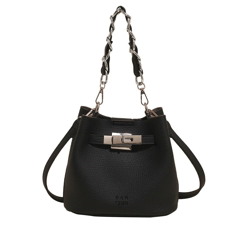 Retro Bucket Shoulder Bag