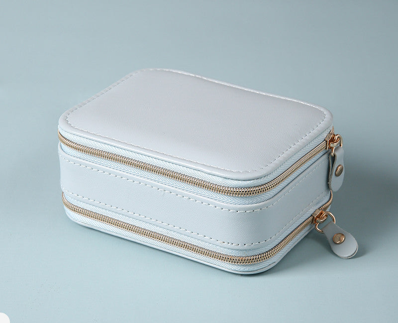 Dual-Side Travel Jewelry Organizer Box