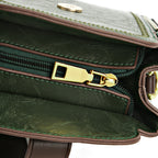 Retro Textured Crossbody Bag