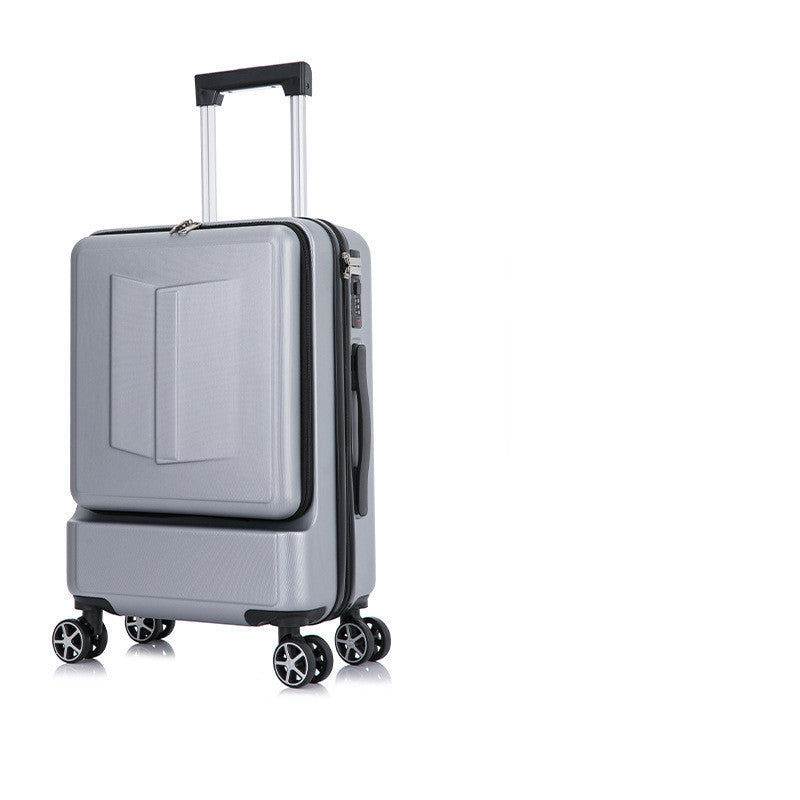 Front & Rear Opening ABS Trolley Case – Silent Wheel Travel Luggage