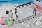 Clear Makeup Travel Organizer Bag Set