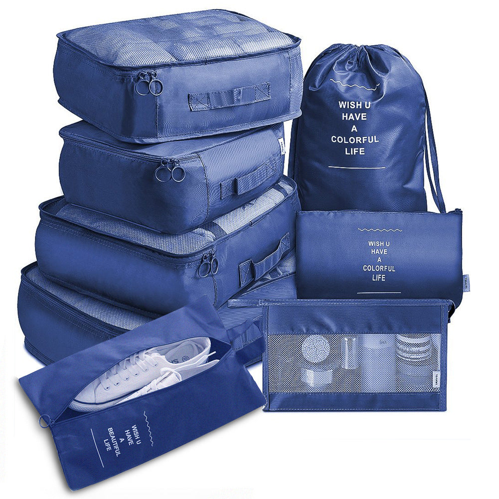 8-Piece Packing Cube Set for Travel Luggage Organization