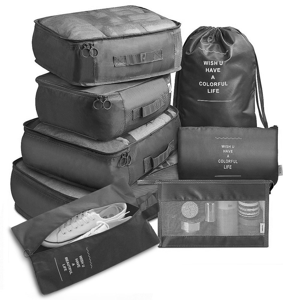 8-Piece Packing Cube Set for Travel Luggage Organization