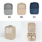 Waterproof Travel Shoe Organizer Bag with Trolley Sleeve
