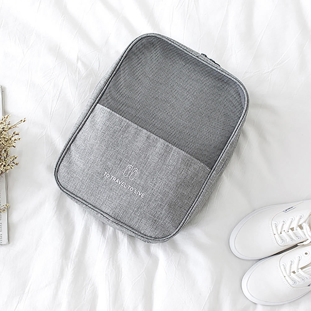 Waterproof Travel Shoe Organizer Bag with Trolley Sleeve