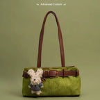 Retro Commuter Canvas Tote Bag