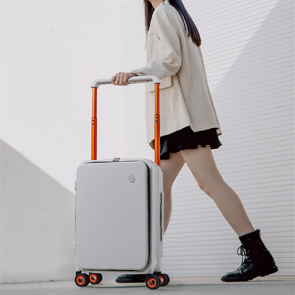Wide Pull Rod PC Suitcase – Large Capacity TSA Lock Travel Luggage