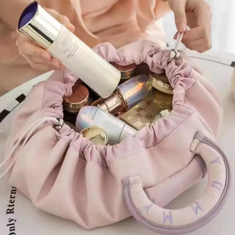 Drawstring Travel Cosmetic Organizer Bag