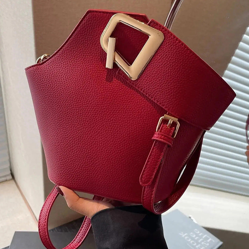 Light Luxury Basket Crossbody Bag