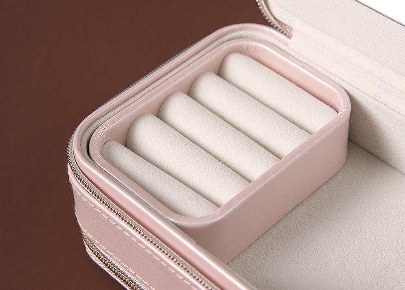 Dual-Side Travel Jewelry Organizer Box