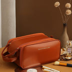 Tri-Zip Large Capacity Travel Cosmetic Organizer