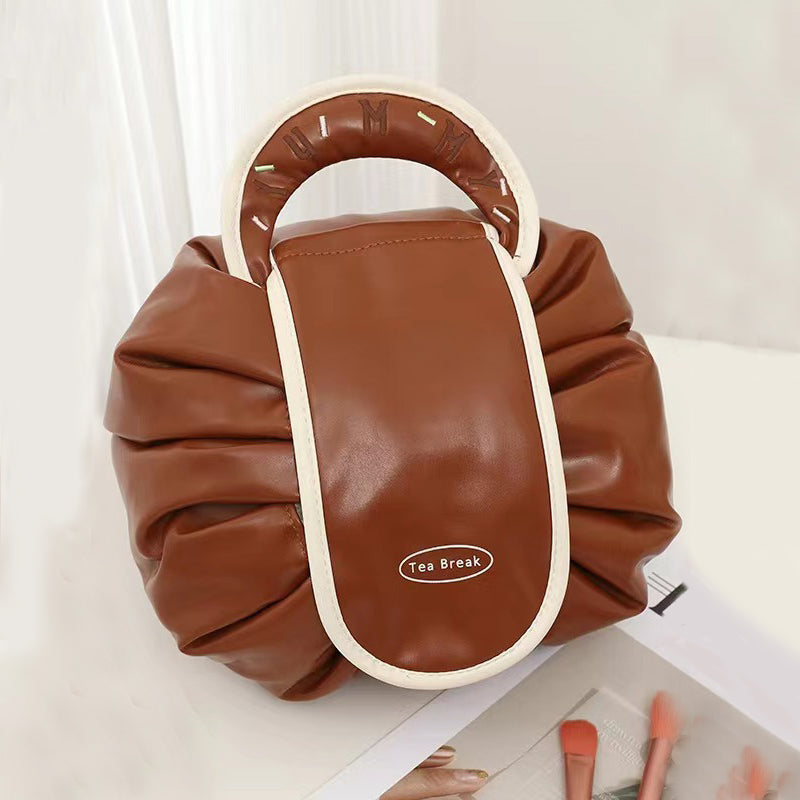 Drawstring Travel Cosmetic Organizer Bag