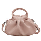 Cloud Print Pleated Bag