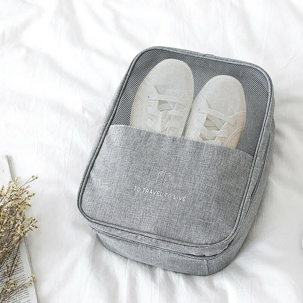 Waterproof Travel Shoe Organizer Bag with Trolley Sleeve