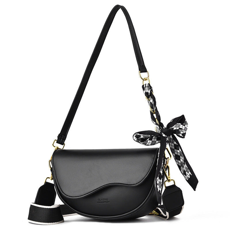 Light Luxury Saddle Crossbody Bag