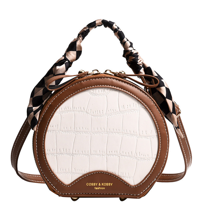 Stone Pattern Shoulder Bag