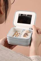 Dual-Side Travel Jewelry Organizer Box