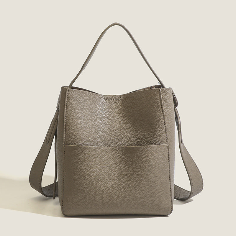 Minimal Bucket Crossbody Bag