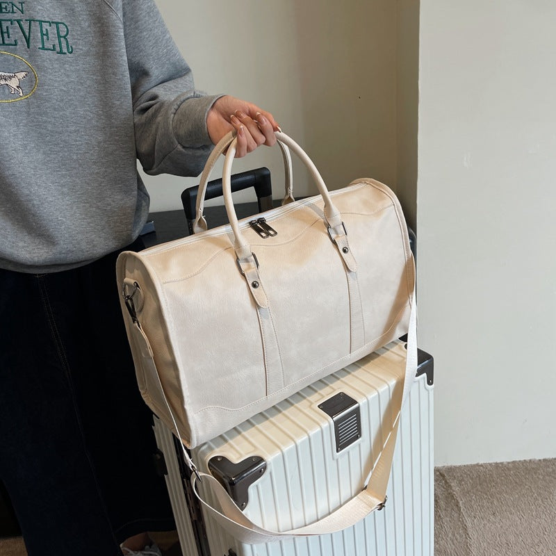 Large Capacity PU Travel Handbag