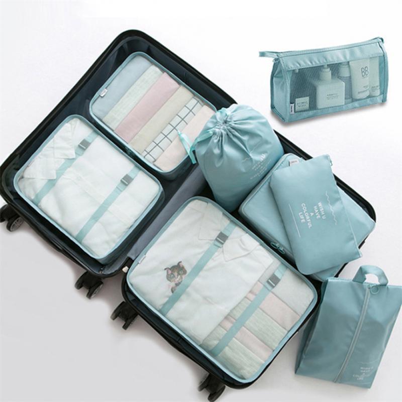 8-Piece Packing Cube Set for Travel Luggage Organization