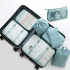 8-Piece Packing Cube Set for Travel Luggage Organization