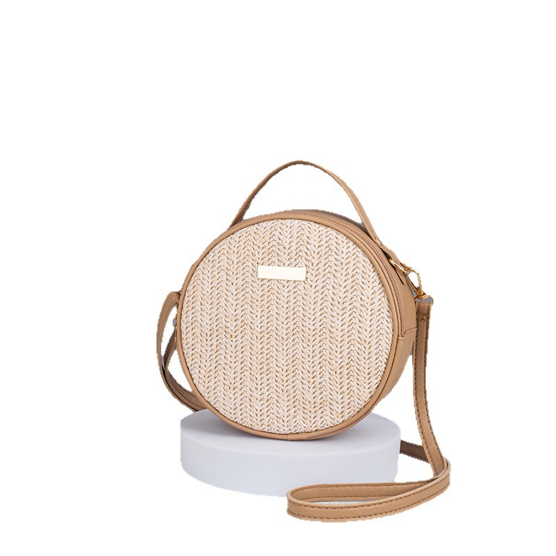Woven Round Straw Bag