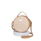 Woven Round Straw Bag