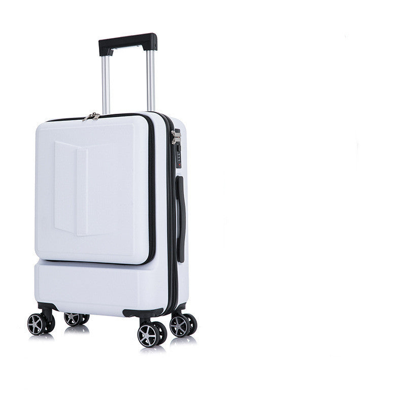 Front & Rear Opening ABS Trolley Case – Silent Wheel Travel Luggage
