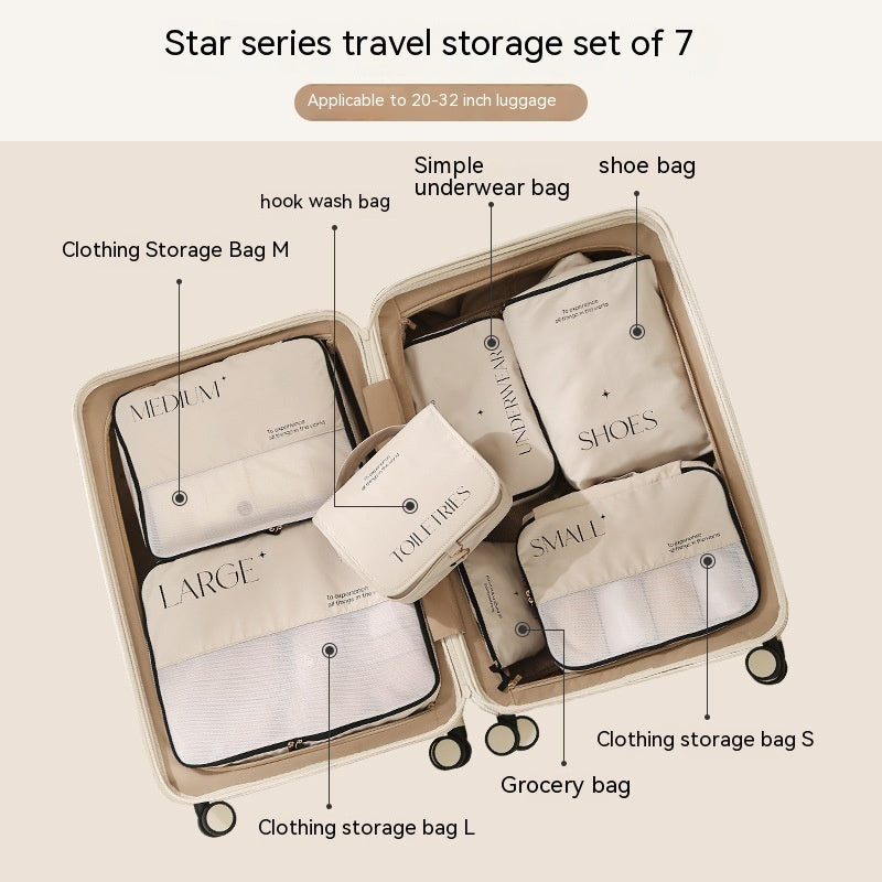 Travel Packing Cube Storage Set for Clothing & Accessories