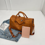 Large Capacity PU Travel Handbag