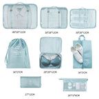 8-Piece Packing Cube Set for Travel Luggage Organization
