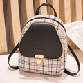 Mini Plaid Travel Backpack Purse