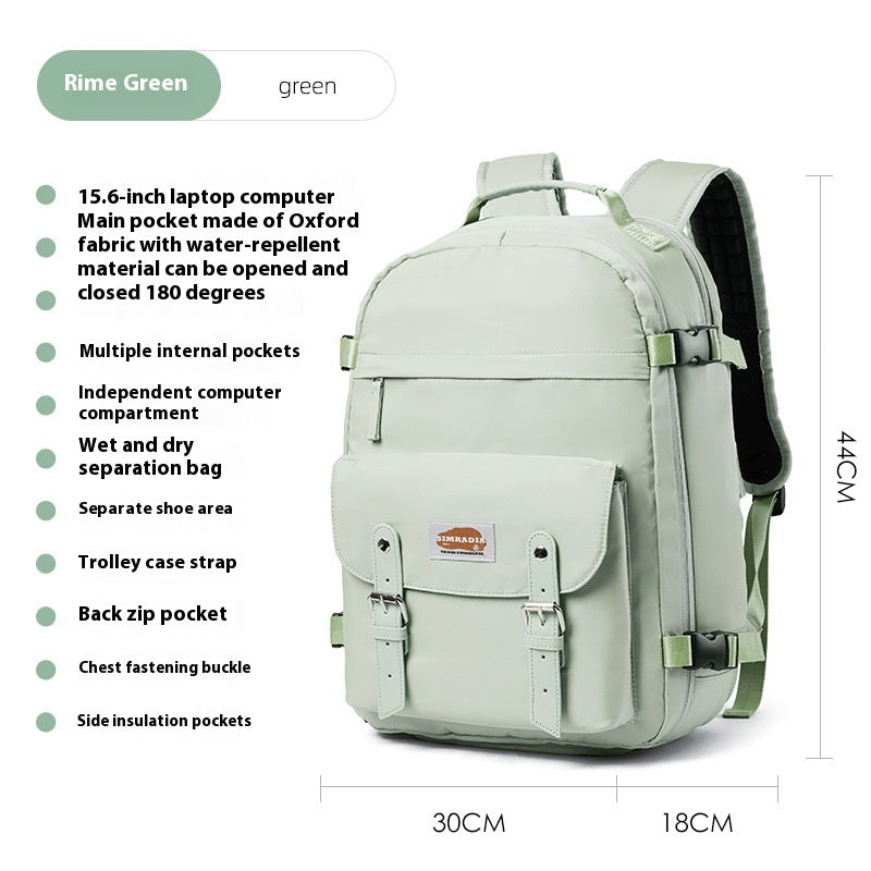 Women’s 15.6″ Laptop Travel Backpack – Lightweight Carry-On