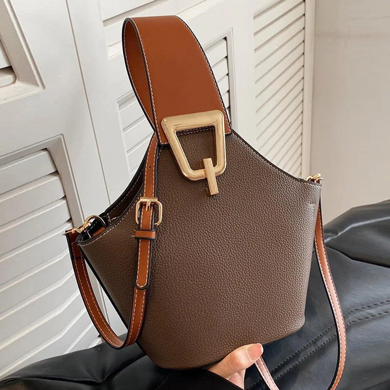 Light Luxury Basket Crossbody Bag