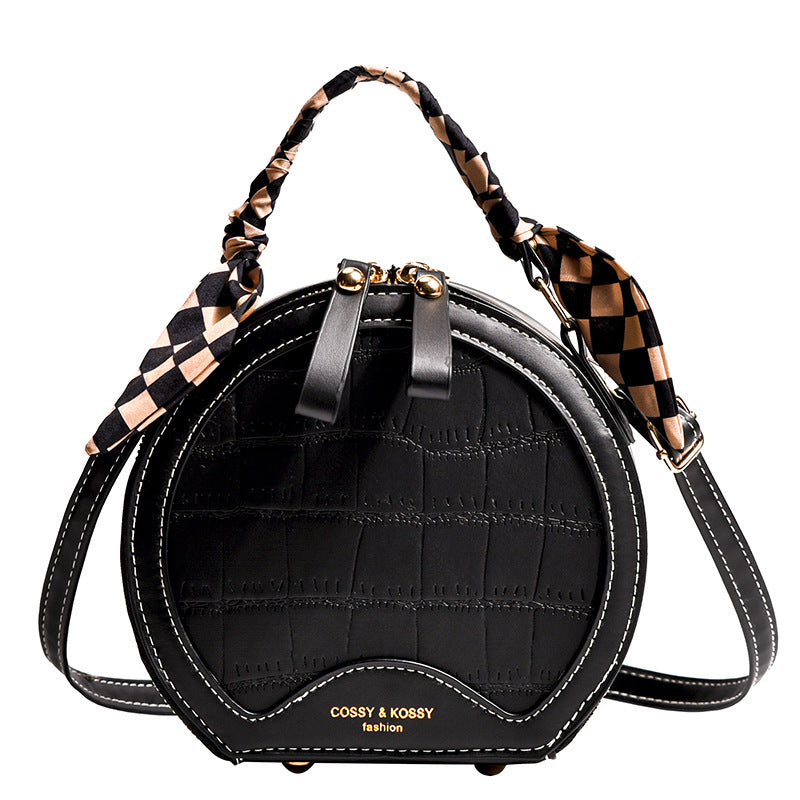 Stone Pattern Shoulder Bag