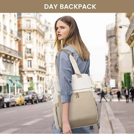 Large Capacity Travel Laptop Backpack with Contrast Design