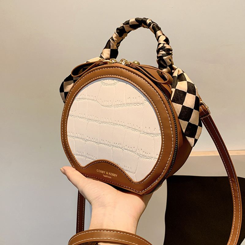 Stone Pattern Shoulder Bag