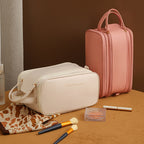 Tri-Zip Large Capacity Travel Cosmetic Organizer