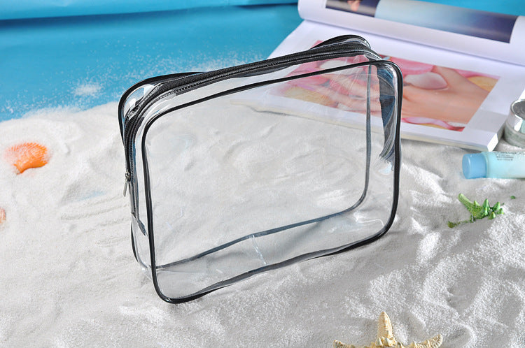 Clear Makeup Travel Organizer Bag Set