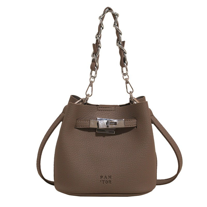 Retro Bucket Shoulder Bag