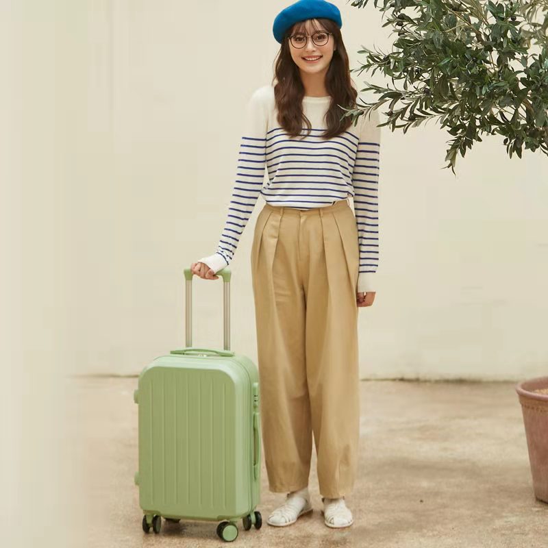 Scratch-Resistant Travel Password Trolley Suitcase