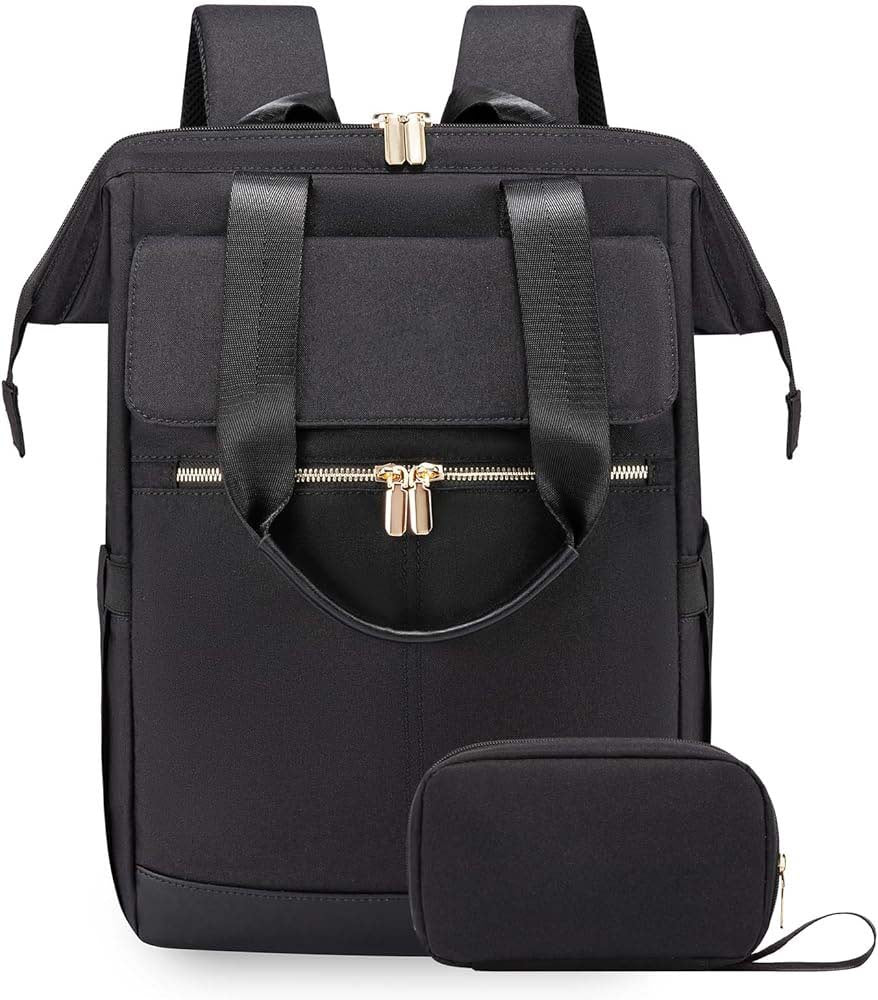 Large Capacity Travel Laptop Backpack with Contrast Design