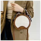 Stone Pattern Shoulder Bag