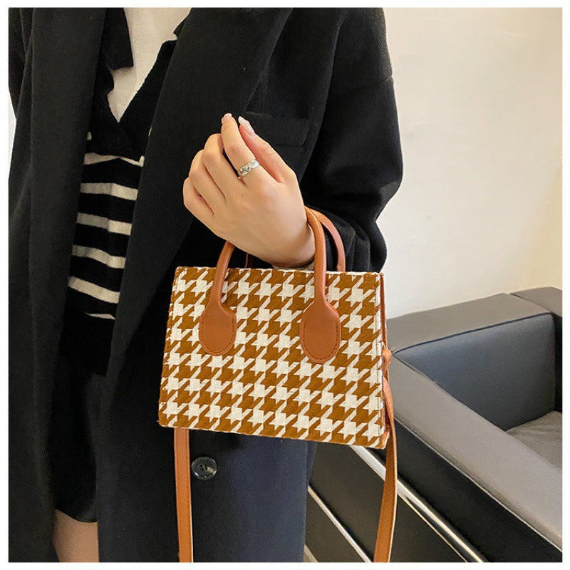 Plaid Small Crossbody Bag