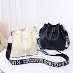 Printed Bucket Crossbody Bag