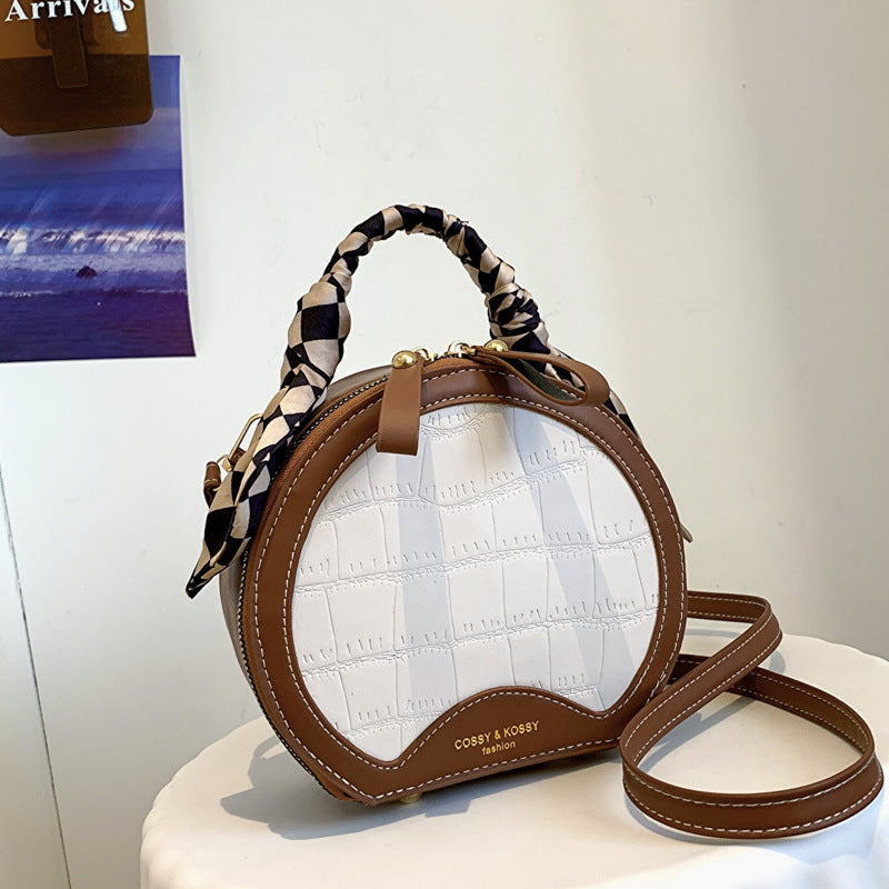 Stone Pattern Shoulder Bag